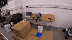 Z1 arm Pouring water in a glass